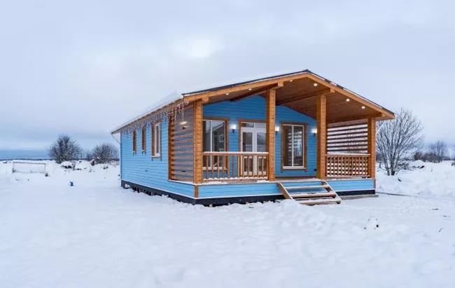Зимний дом 107 кв м в в д. Ладога