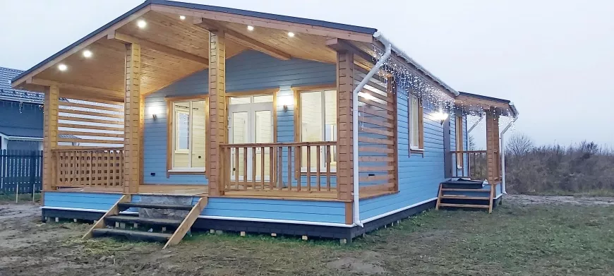 Зимний дом 107 кв м в в д. Ладога