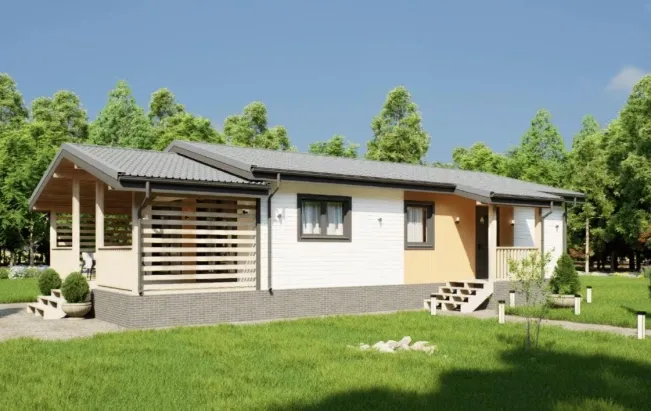 Дом 123 м² Кухня-гостиная 29,18 м² + 2-3 спальни