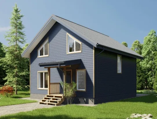 Дом 128 м² Кухня-гостиная 28,27 м² + 4 спальни