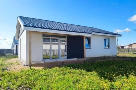 Газобетон Дом 94 м² Кухня - гостиная + 2 спальни