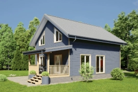 Дом 128 м² Кухня-гостиная 28,27 м² + 4 спальни
