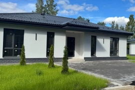 Газобетон Дом 152 м2 Кухня - гостиная + 3 спальни