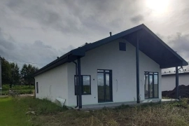 Газобетон Дом 160 м² Кухня - гостиная + 3 спальни
